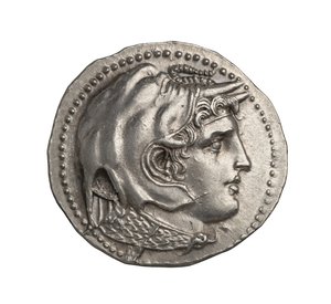 Ókori görög (Ptolemaioszi) ezüst érme Alexandriából, ie 295 (ezüst)
